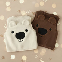 Thumbnail for Baby Bear Fleece Vest – Caldo e morbido – Gilet da bambino con orsacchiotto