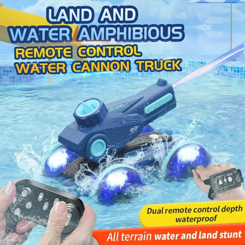 Aqua Racer™ – Doppio così duro – Auto da corsa anfibia RC