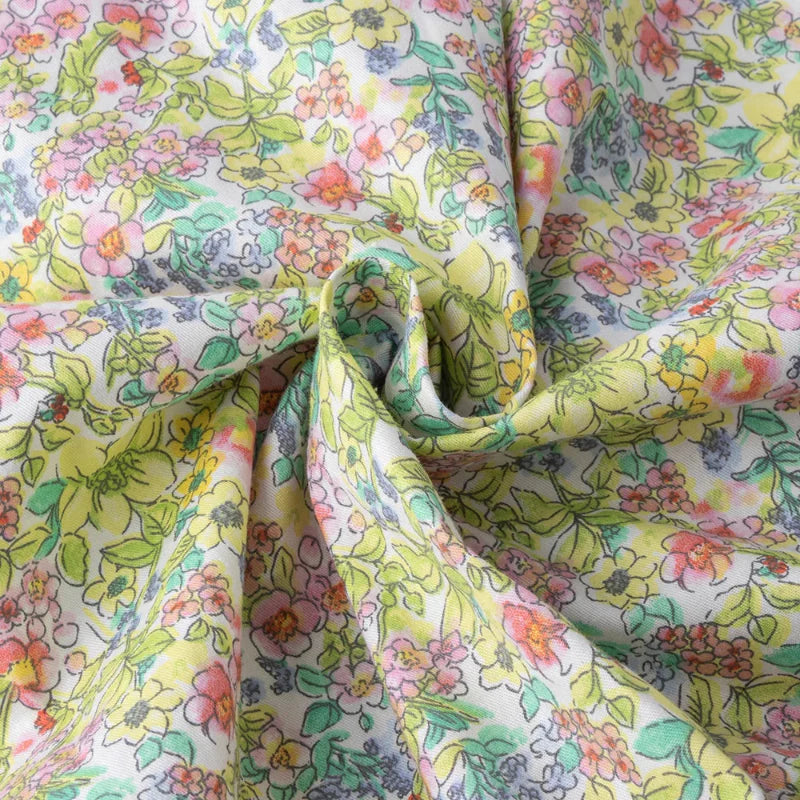 Floral Dress – Leggera e ariosa – Abito da bambina con maniche svolazzanti