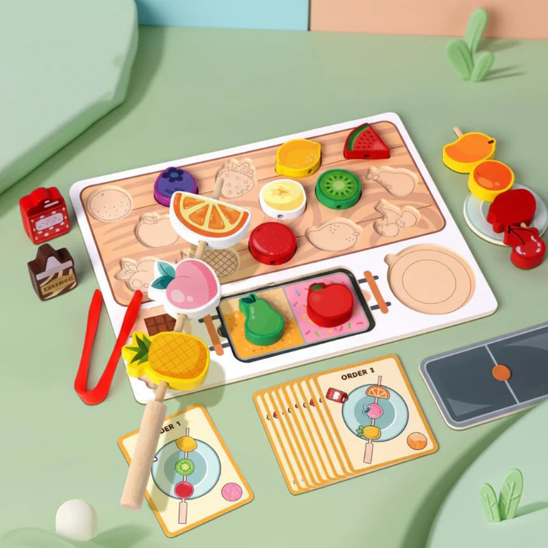 HarvestPlay – Creativo ed educativo – Set di frutta da ordinare