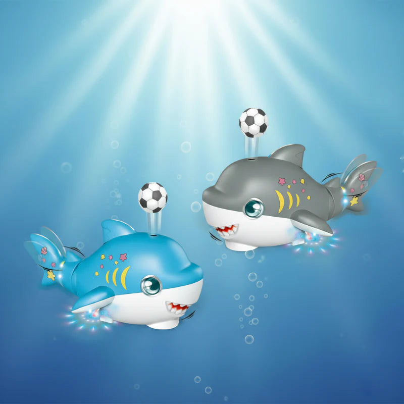 BubbleShark – Giocoso e interattivo – Squalo che soffia bolle