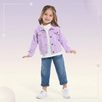 Thumbnail for Candy Color Giacca di jeans – Giacca in denim leggera per bambini