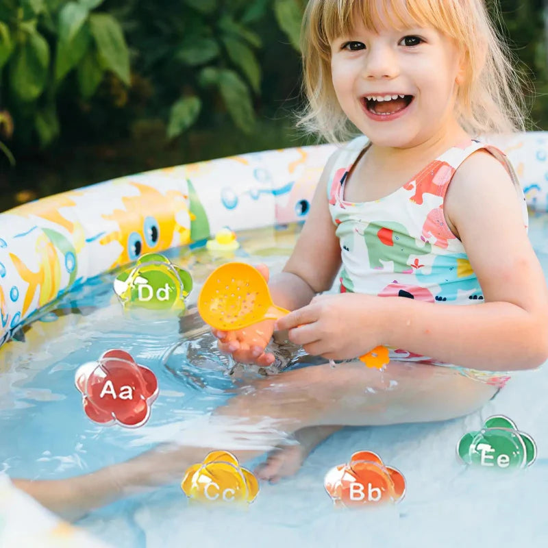 BubbleAlphabet – Morbido ed educativo – Lettere d'acqua