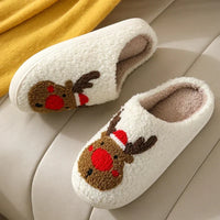 Thumbnail for Northern Lights Kids - Caldo e festoso - Pantofole natalizie in peluche a fantasia