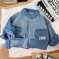Thumbnail for DenimStar – Elegante e resistente – Giacca di jeans per ragazzi