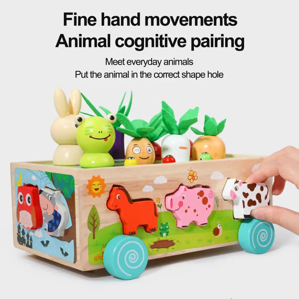 Woods™ - Un carretto di divertimento! - Puzzle di animali e verdure