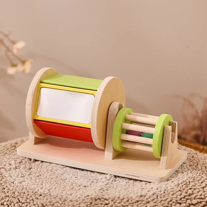 Sensory Drum™ – Colori e forme - Giocattoli Montessori in legno