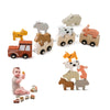 Woods™ - Divertimento in fattoria su rotaie - Treno degli animali in legno