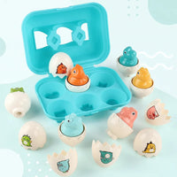 Thumbnail for Montessori 3D Eggs Puzzle – Divertente per Pasqua - Gioco di smistamento delle uova