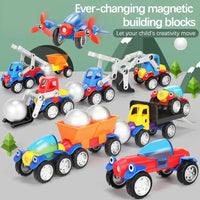 Thumbnail for Magnetic Cars™ – Divertimento con le costruzioni magnetiche - Set di giocattoli con veicoli magnetici