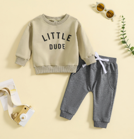 Mini Fashion™ - Set 'Little Dude' in cotone resistente