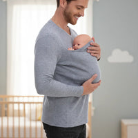 Thumbnail for Kangaroo Pocket Shirt – Comodo e pratico – T-shirt con marsupio per uomo