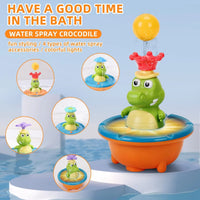 Thumbnail for Light Up Crocodile Bath Toy – Interattivo e divertimento in acqua – Giocattoli da bagno 