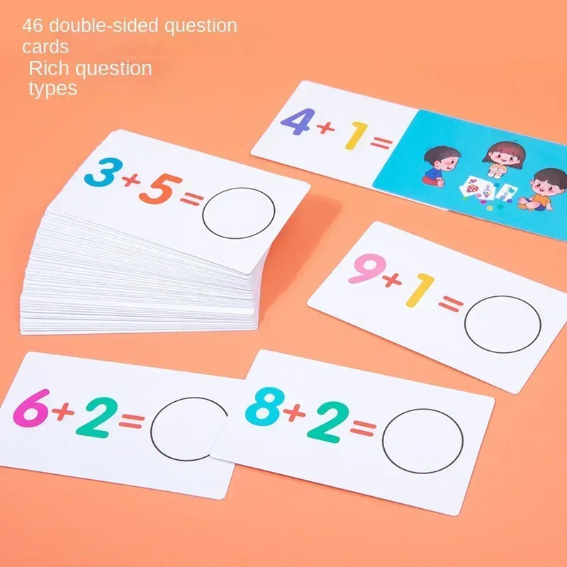 Math Tokens™ - Contare e risolvere - Schede aritmetiche per bambini