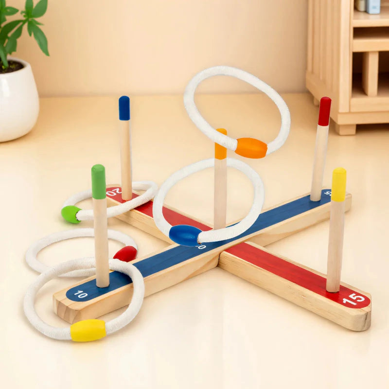 Montessori Ring Toss Game – Divertente e istruttivo – Gioco del lancio dell'anello