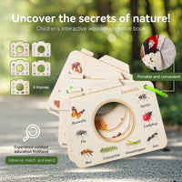 Thumbnail for NatureBook – Set di scoperta della natura – Finestra di osservazione educativa in legno