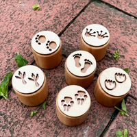 Thumbnail for WoodStamp – Montessori & Creatività – 6 timbri in legno per plastilina