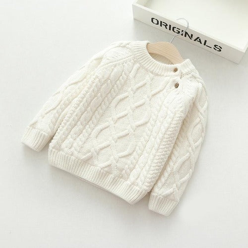 LittleLoom – Divertente e accogliente – Maglione invernale lavorato a maglia in lana
