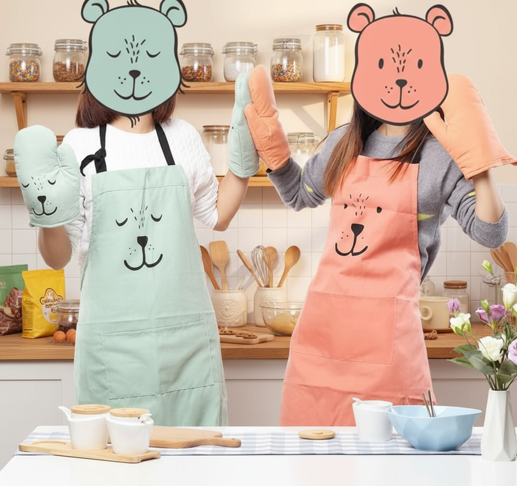 BearBuddy™ – Divertente e pratico – Grembiule per bambini e adulti