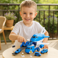 Thumbnail for MiniAirBase – Interattivo ed educativo – Set da gioco aeroporto con veicoli