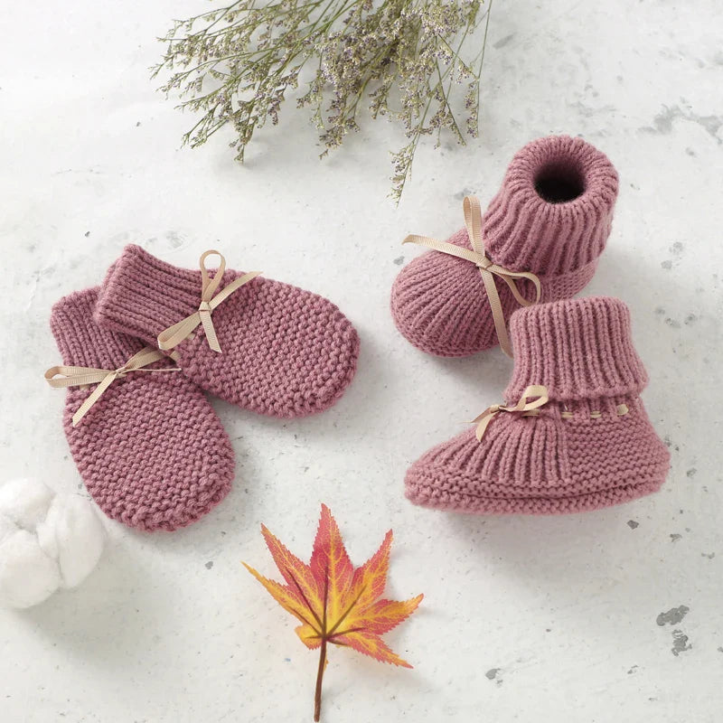 Booties & Mittens – Morbido e caldo – Set di guanti e scarpine