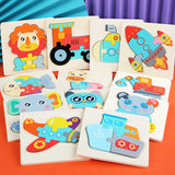 3D Wooden Puzzle™ - Avventura con forme e colori - Puzzle in legno