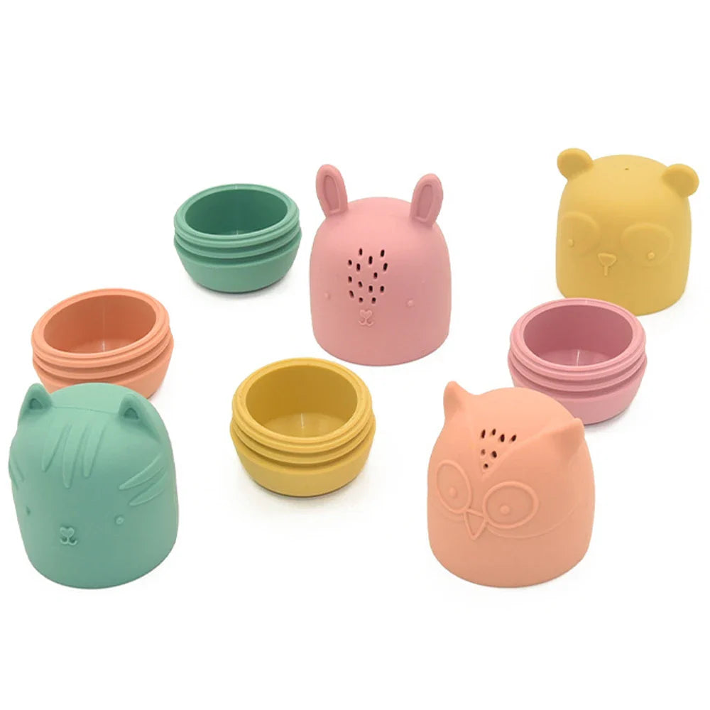 Bath Buddies™ – Divertimento con gli spruzzi – Giocattoli acquatici in silicone