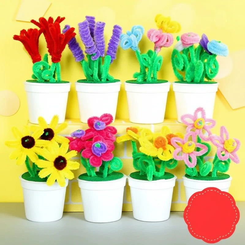 CraftBloom – Colorato e creativo – Set fai da te per creare vasi da fiori