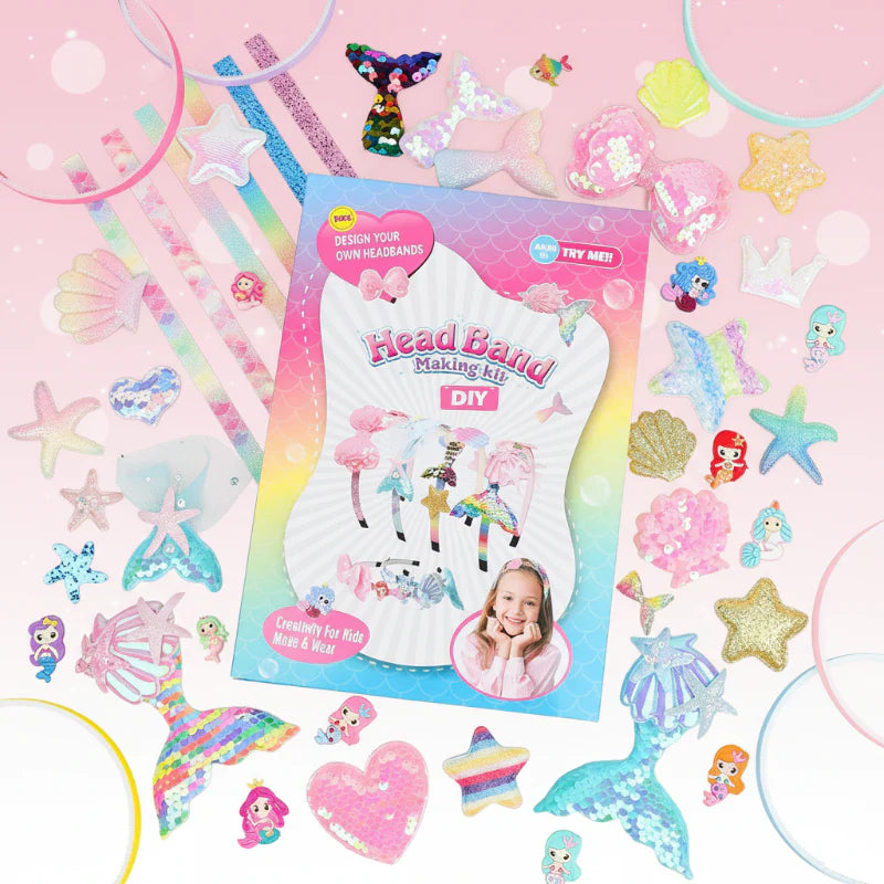 DIY Headband Making Kit – Creativo e divertente – Set di accessori per capelli