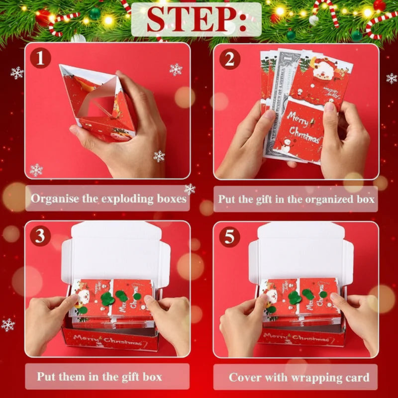 MerryPop – Magico e sorprendente – Confezione regalo natalizia in denaro