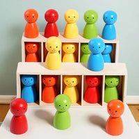 Thumbnail for WoodenMatch – Intelligente e divertente – Gioco dei colori Montessori