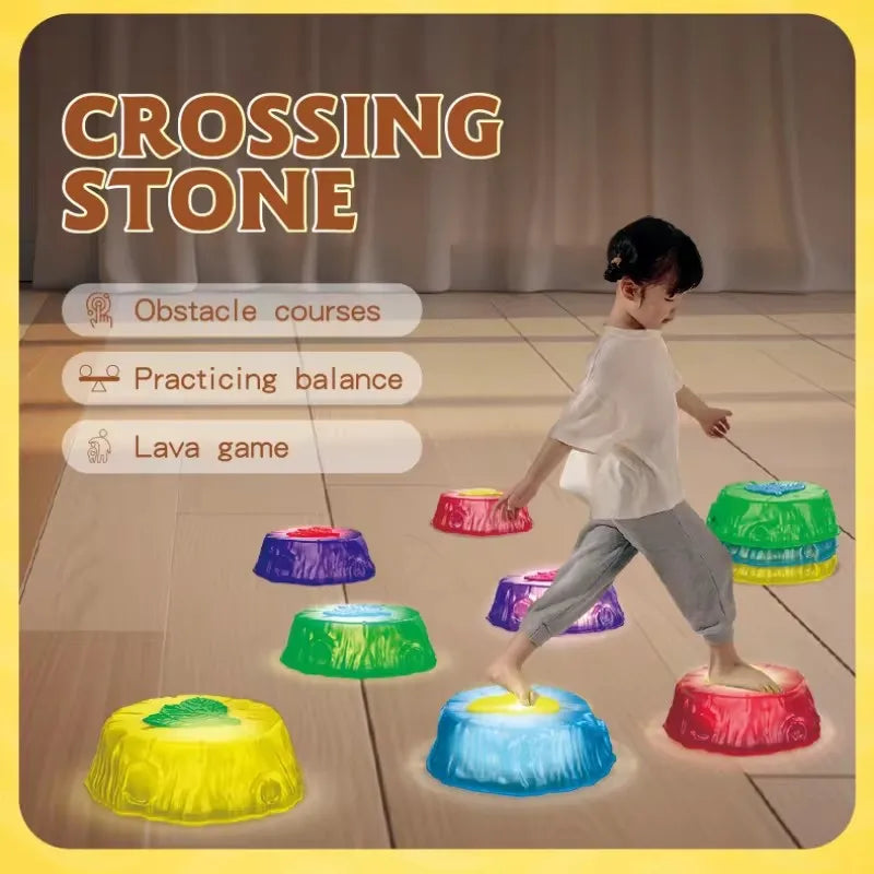 Crossing Stones™ - Salto ed equilibrio - Pietre di equilibrio luminose