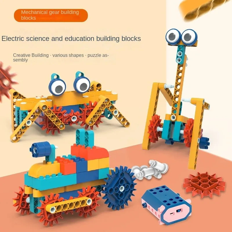 BuildPlay – Giocattoli educativi STEM - Set di costruzioni elettriche