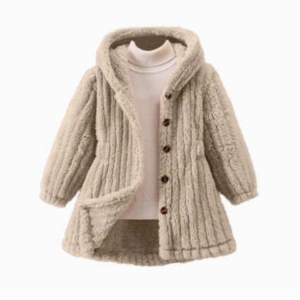 Mini Fashion™ - Cappotto con fodera interna in morbido pile - Cappotto per bambine
