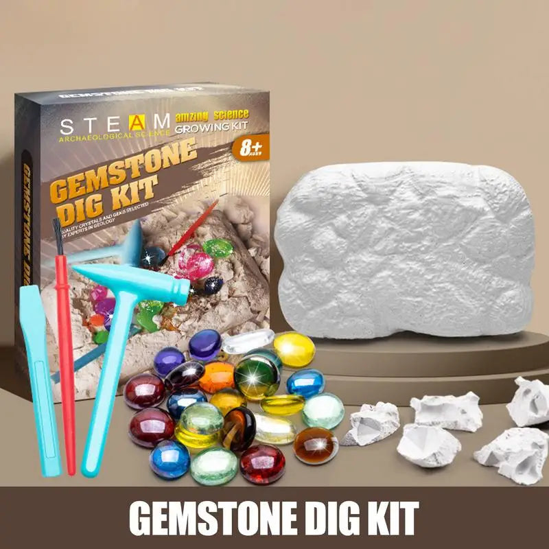 Dig Kit™ - Kit avventura - Kit per lo scavo di pietre preziose