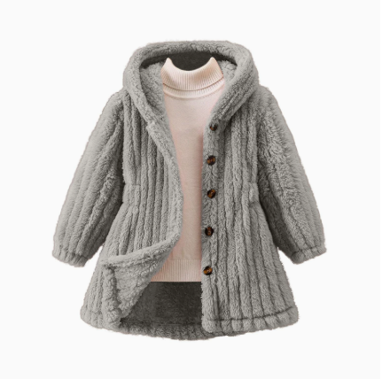Mini Fashion™ - Cappotto con fodera interna in morbido pile - Cappotto per bambine
