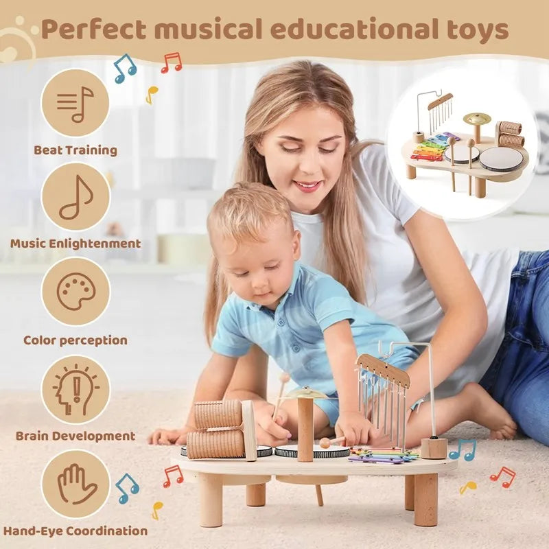 Baby Music Set™ - Scopri la magia della musica - Set di strumenti musicali per bambini