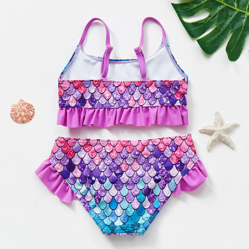 Mini Fashion™ - Tessuto ad asciugatura rapida - Bikini da bambina