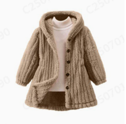 Mini Fashion™ - Cappotto con fodera interna in morbido pile - Cappotto per bambine