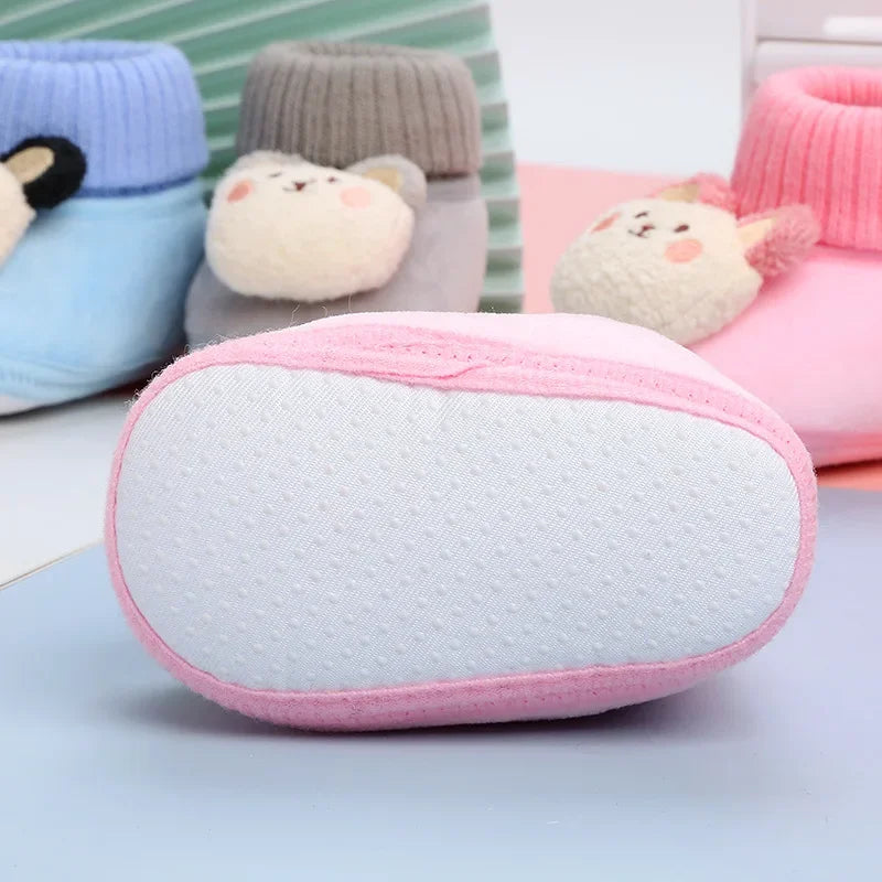CuddleSteps – Calde e antiscivolo – Pantofole per bambini con animali