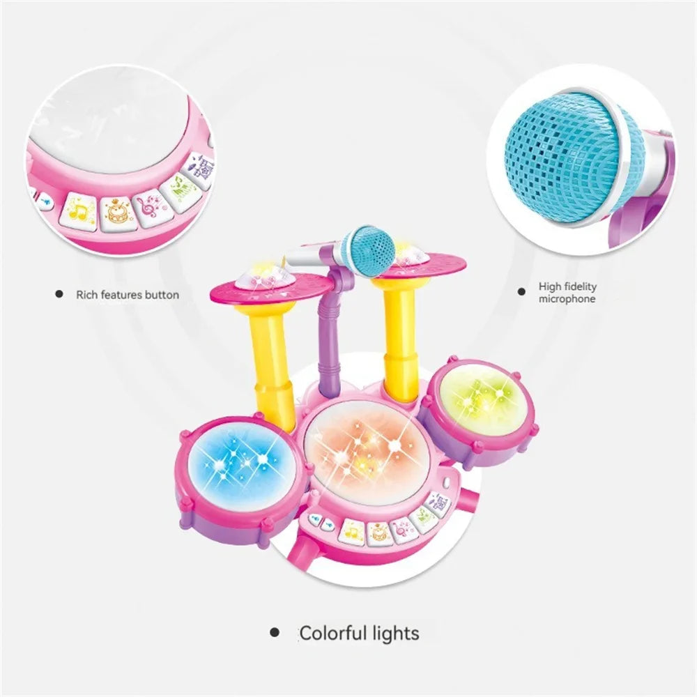 Kids Drumset™ - Stimolare l'amore per la musica - Batteria giocattolo