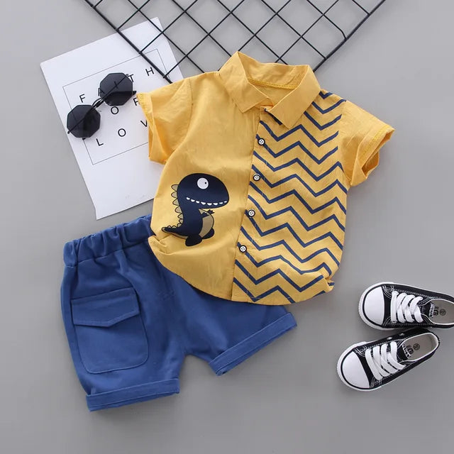 Mini Fashion™ - Completo camicia e pantaloni per bambini