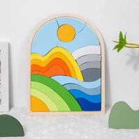 Thumbnail for Woods™ - Blocchi arcobaleno - Puzzle in blocchi di legno