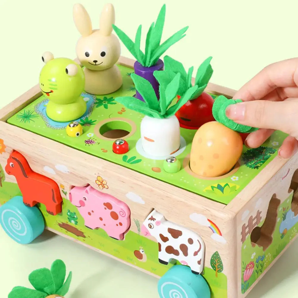 Woods™ - Un carretto di divertimento! - Puzzle di animali e verdure