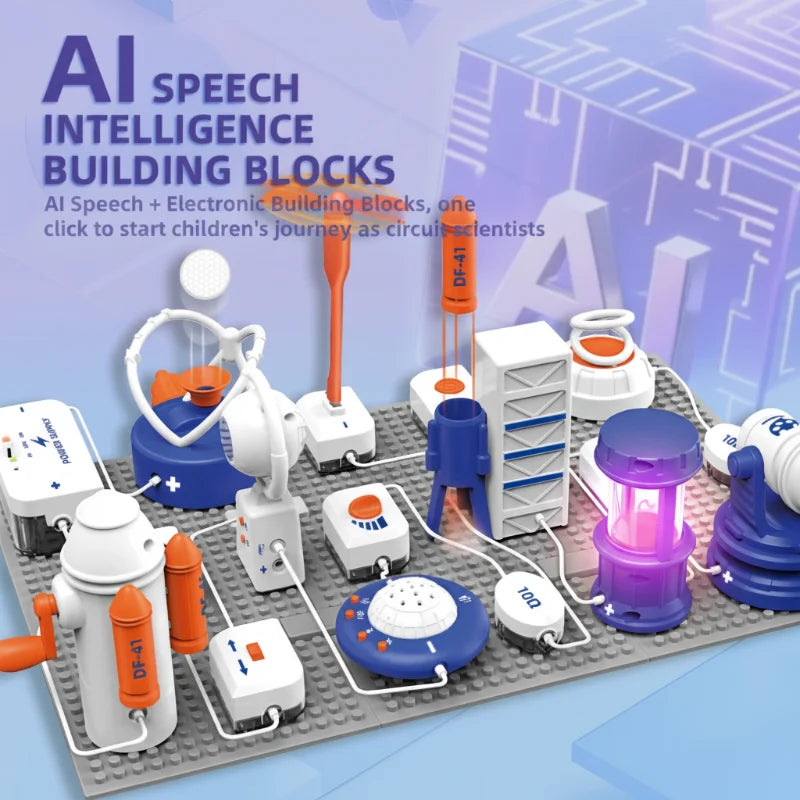 AI Voice Building Blocks – Istruttivo e interattivo – Set di mattoncini