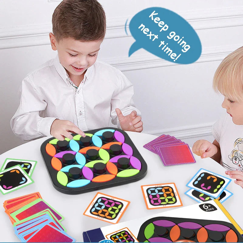 Rotating Logic™ - Rompicapo coinvolgente - Gioco da tavolo Tangram