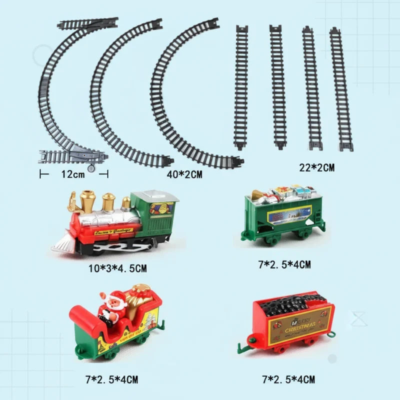 XmasTrain – Festoso e divertente – Set di trenini elettrici per Natale