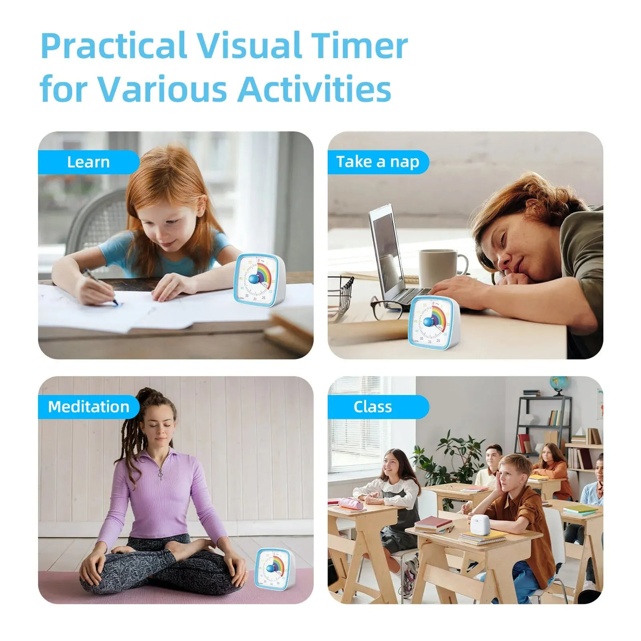 Visual Timer – Colorato e tranquillo – Timer per bambini