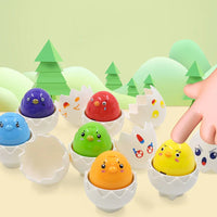 Thumbnail for Montessori 3D Eggs Puzzle – Divertente per Pasqua - Gioco di smistamento delle uova