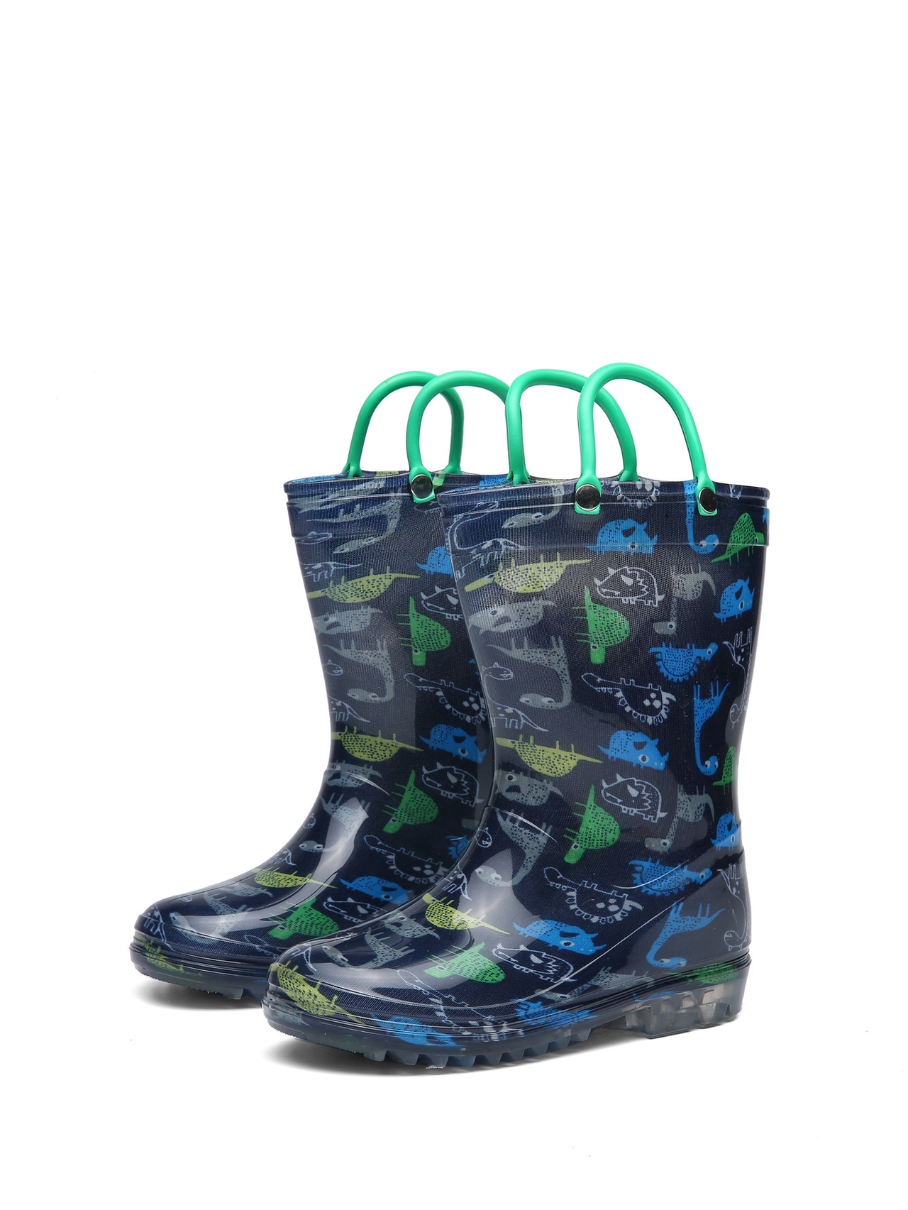 RainySteps – Facili da indossare e impermeabili – Stivali da pioggia con stampa e passante
